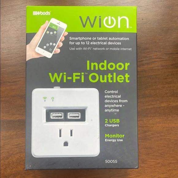 Woods WiOn indoor wifi outlet NIB - Picture 1 of 6